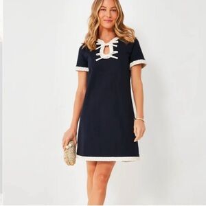 Tuckernuck Navy and White Mini Dress